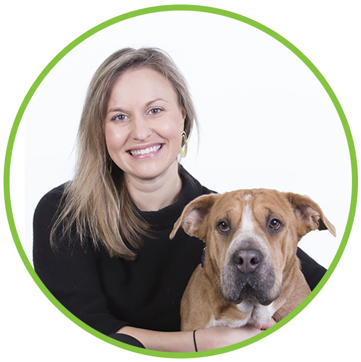 Tamsen Kingry and Maggie (dog)