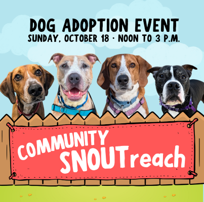 Community SNOUTreach Adoption Event